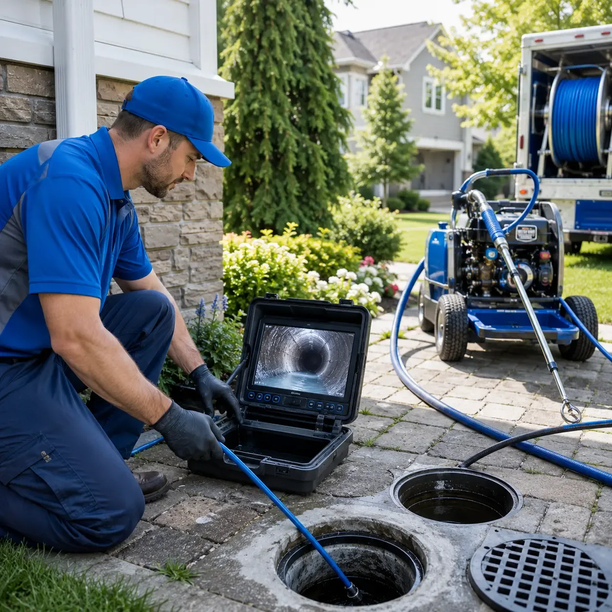 Outdoor drain cleaning professionals serving Wilson, OK
